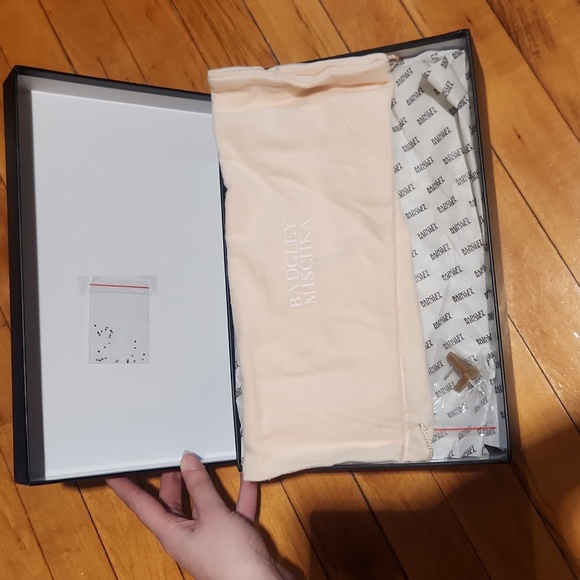 Red Stilletos Heels Sparkly Strap - Picture 3 of 7